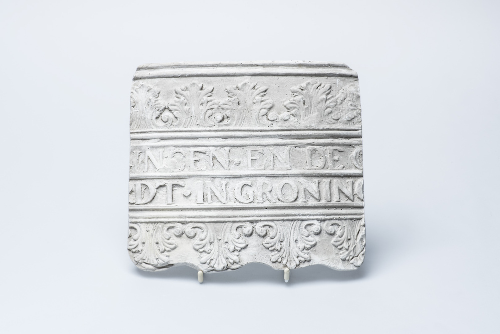 Gipsafgietsel van de klok te Middelbert, gem, Noorddijk