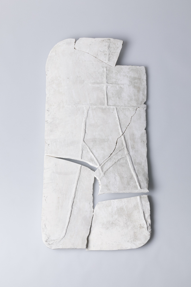 Gipsafgietsel van de klok te Stedum