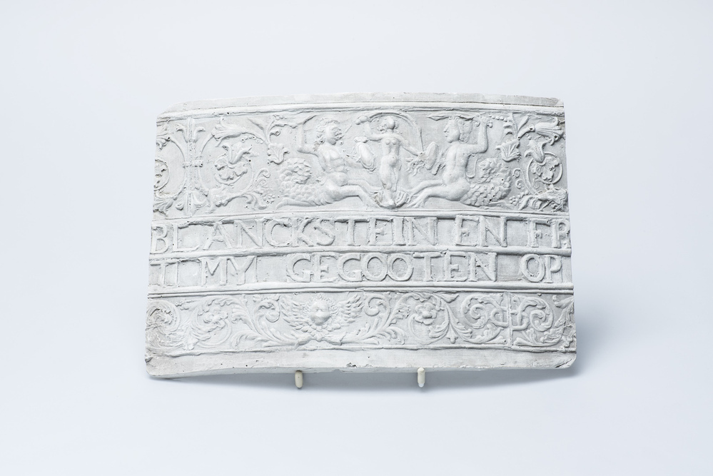 Gipsafgietsel van de klok te Meeden