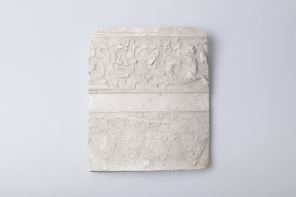 Gipsafgietsel van de klok te Noordhorn