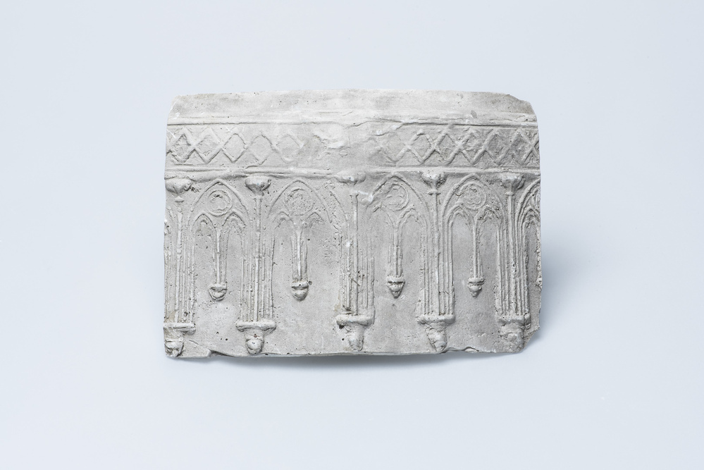 Gipsafgietsel van de klok te Den Ham