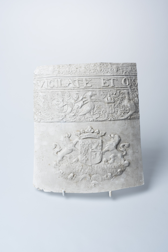 Gipsafgietsel van de klok te 't Zandt