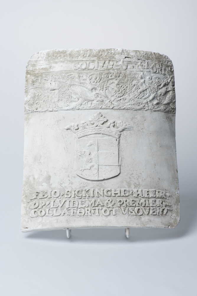 Gipsafgietsel van de klok te Usquert