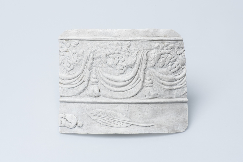 Gipsafgietsel van de klok te Bourtange