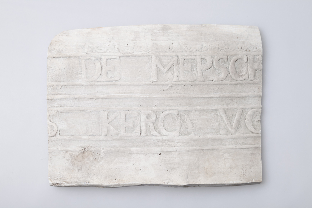 Gipsafgietsel van de klok te Garmerwolde