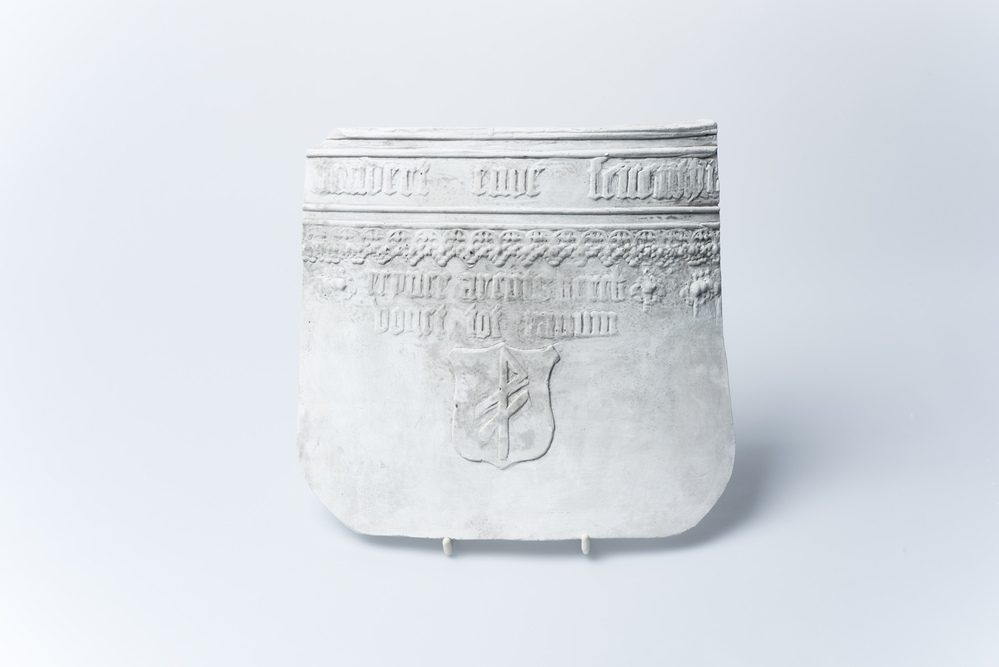 Gipsafgietsel van de klok te Hornhuizen (voorheen Ranum)