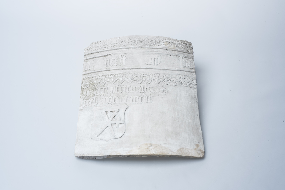 Gipsafgietsel van de klok te Hornhuizen (voorheen Ranum)