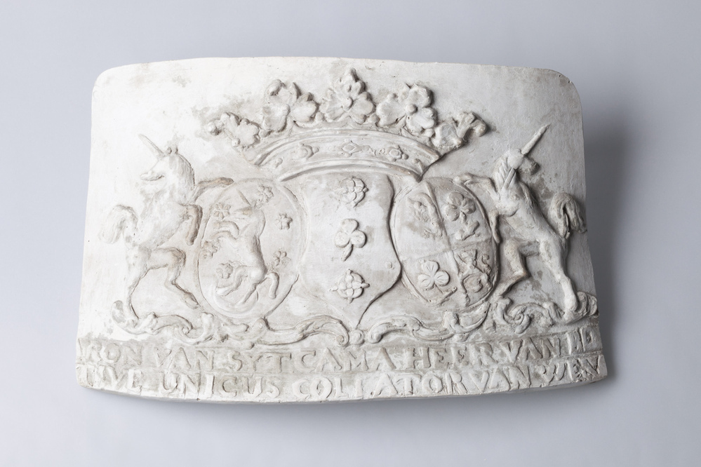 Gipsafgietsel van de klok te Westernieland