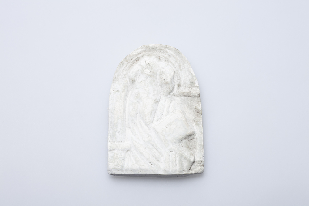 Gipsafgietsel van de klok te Ulrum