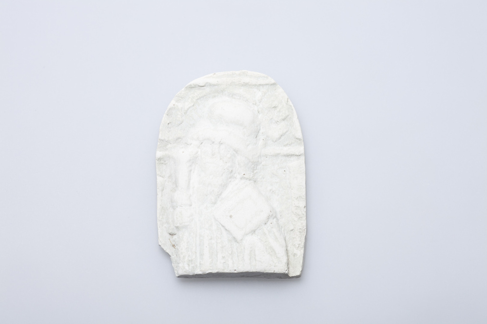 Gipsafgietsel van de klok te Ulrum