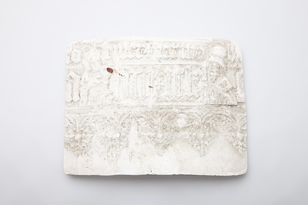 Gipsafgietsel van de klok te Zuurdijk