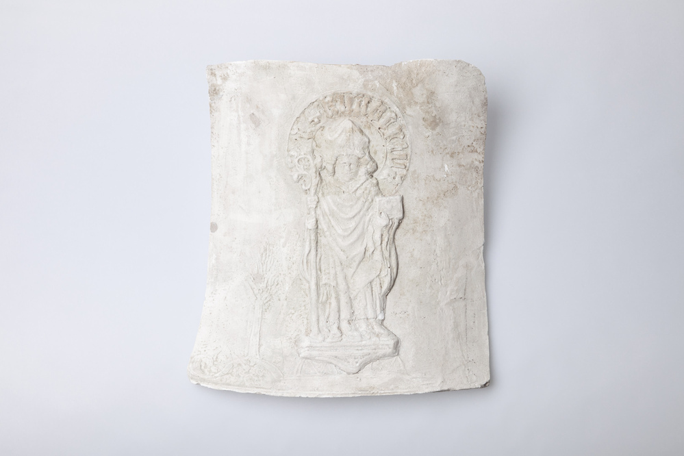 gipsafgietsel van de klok te Zuurdijk