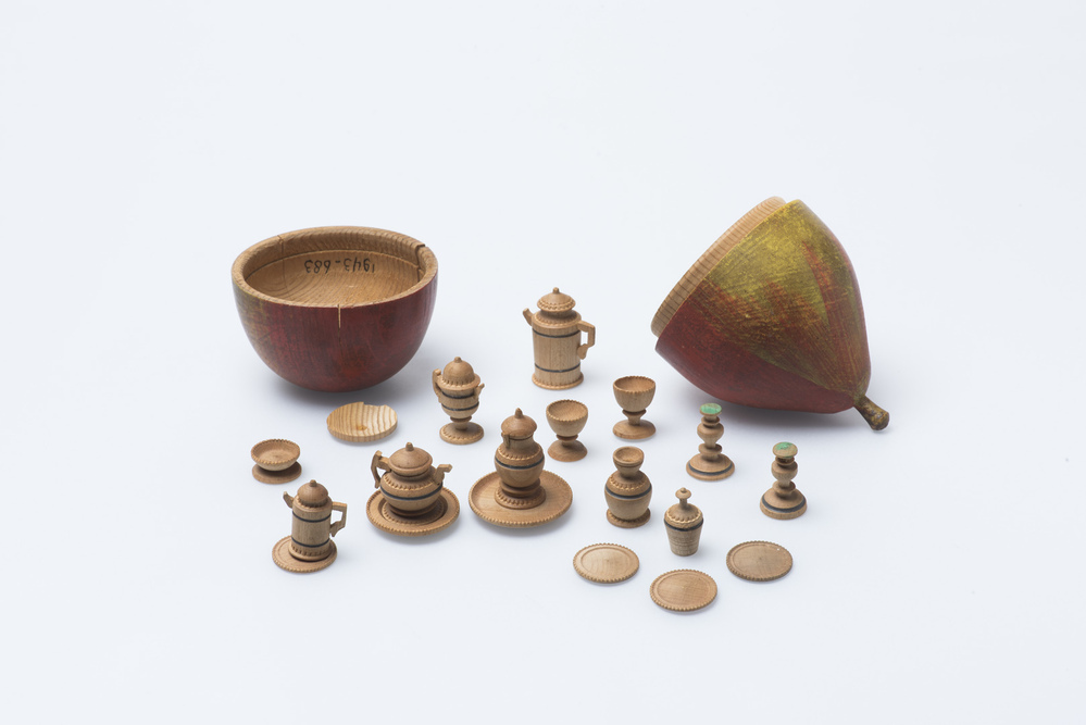 Miniatuur koffie- en theeservies