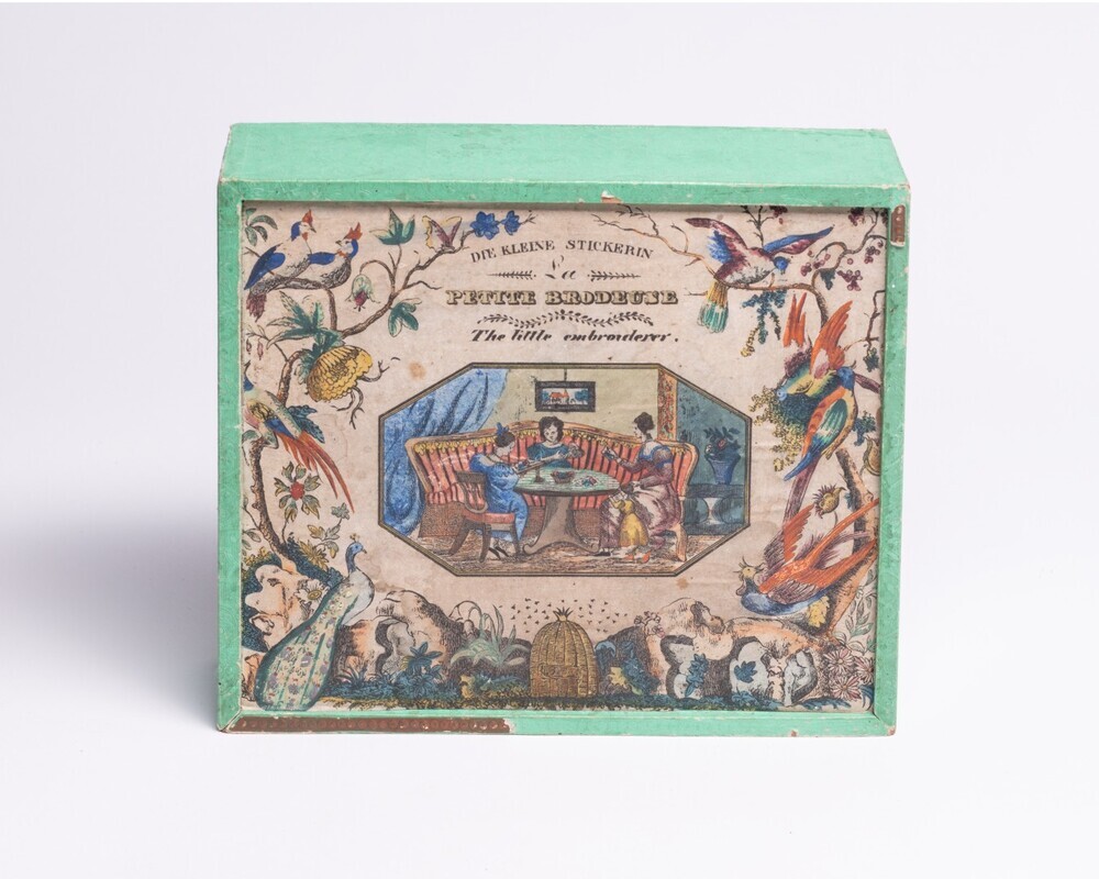 Die kleine Stickerin