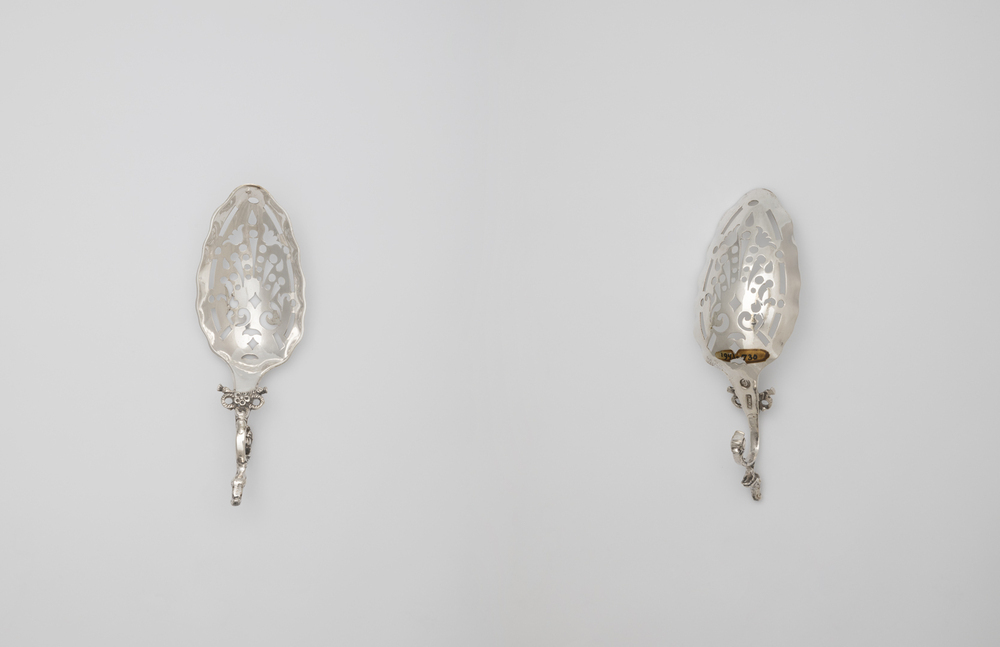 Suikerlepeltje van zilver