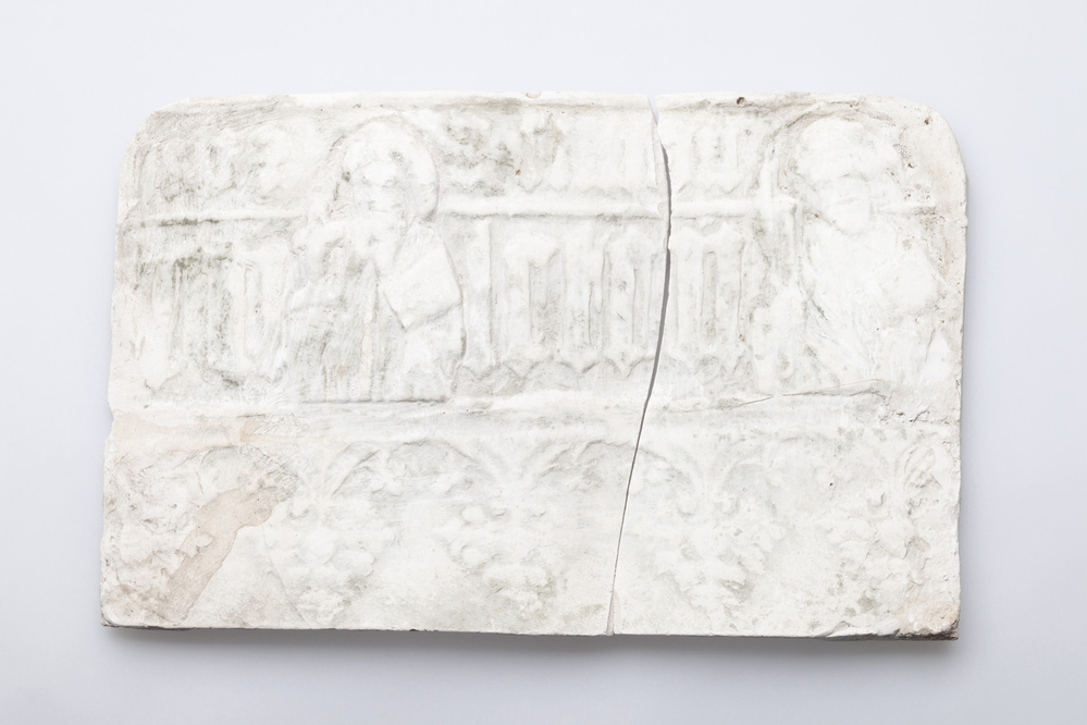 Gipsafgietsel van de klok te Ulrum