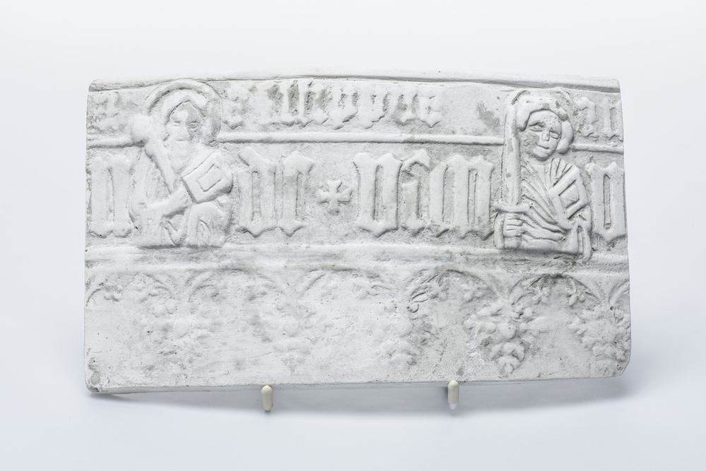 Gipsafgietsel van de klok te Ulrum