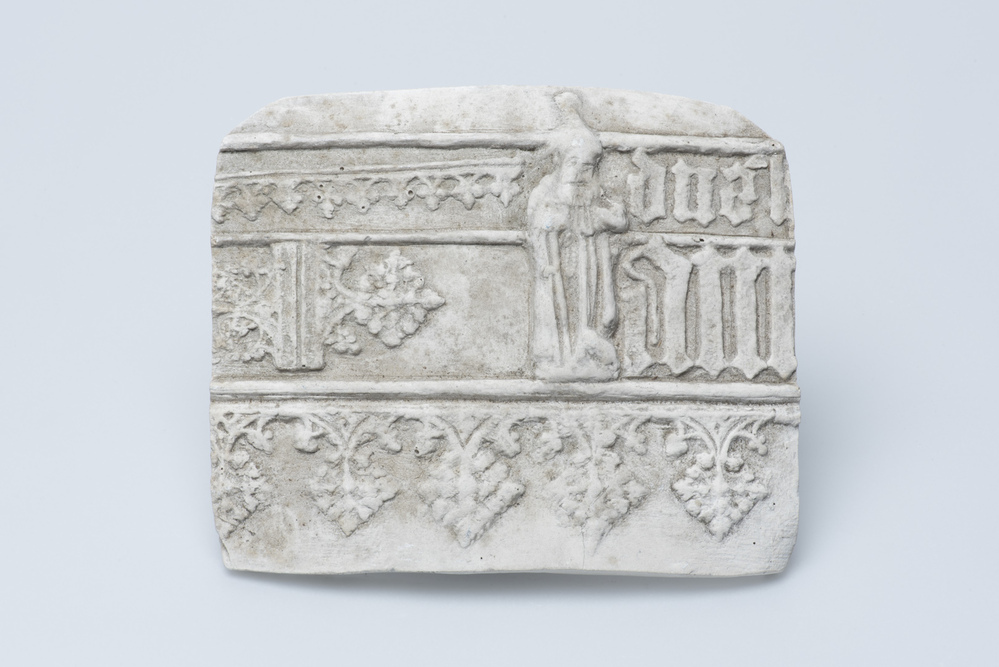 Gipsafgietsel van de klok te Zandeweer