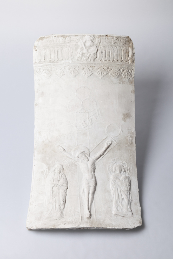 Gipsafgietsel van de klok te Zandeweer