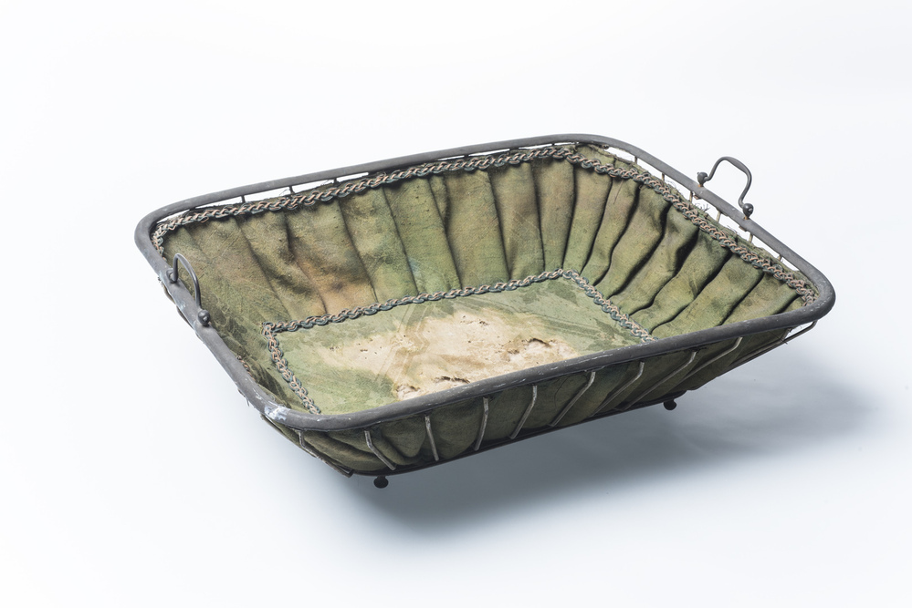 Luiermand van koper en ijzer