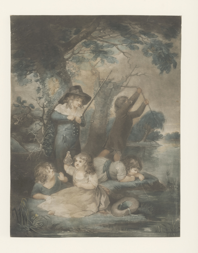 Spelende kinderen bij water