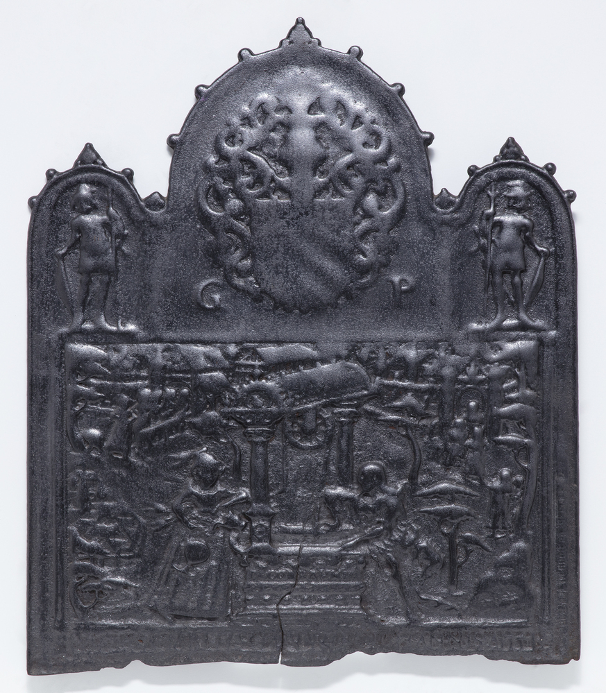 Haardplaat Rebecca bij de bron