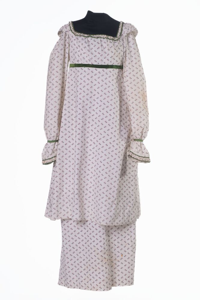 Lijfje en rok van bont bedrukt katoen