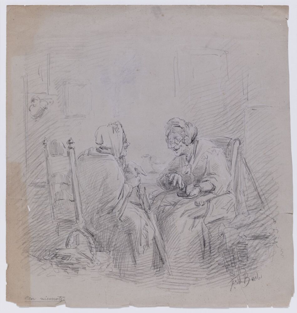 Een nieuwtje (uit de serie: Overschot van, en souvenir aan de compositieleer van Egenberger (cursussen 1882-83 en 83-84))