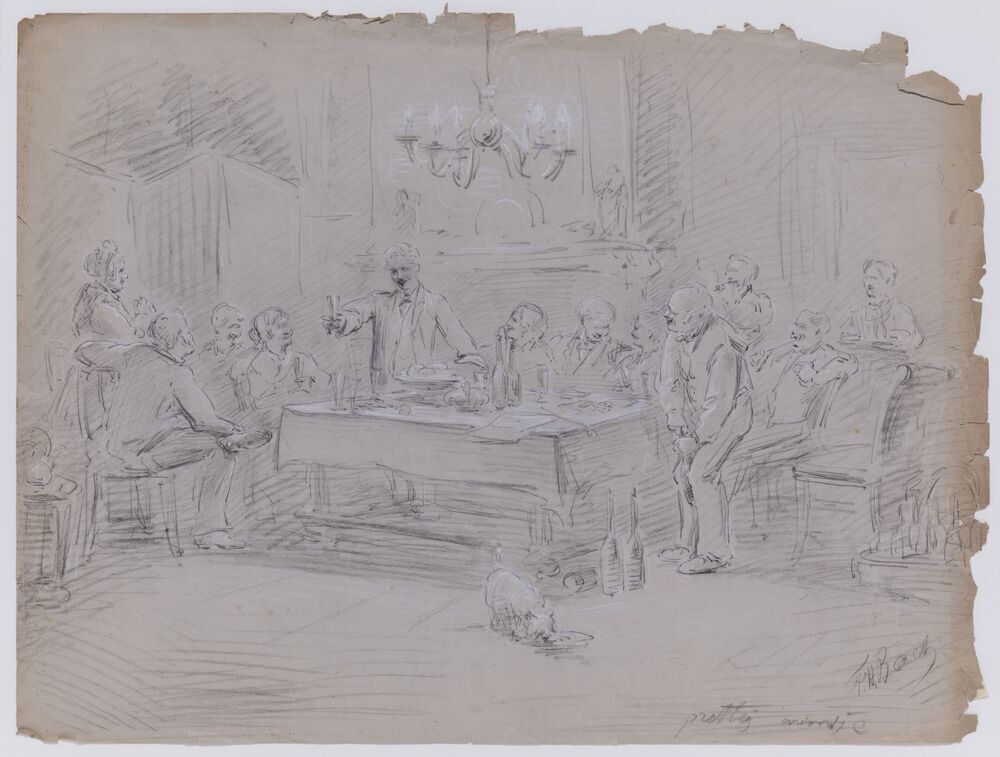 Prettig avondje (uit de serie: Overschot van, en souvenir aan de compositieleer van Egenberger (cursussen 1882-83 en 83-84))