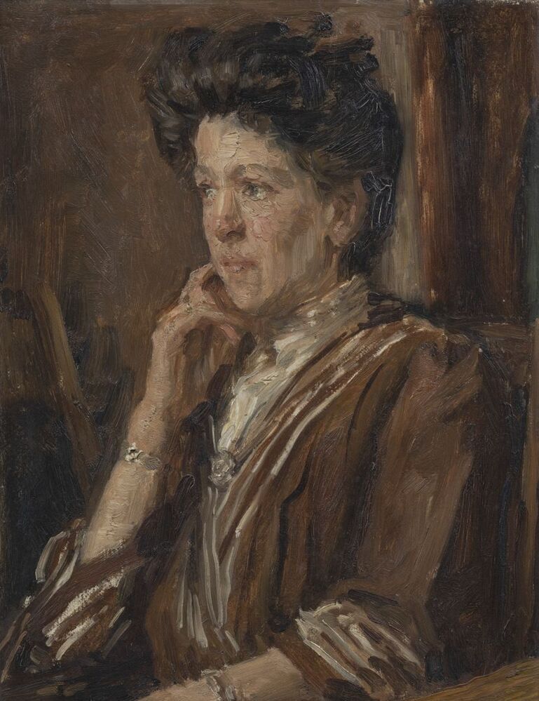 Onbekende vrouw, voorstudie