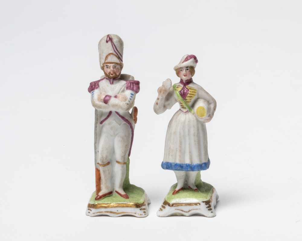 Marketenster en soldaat