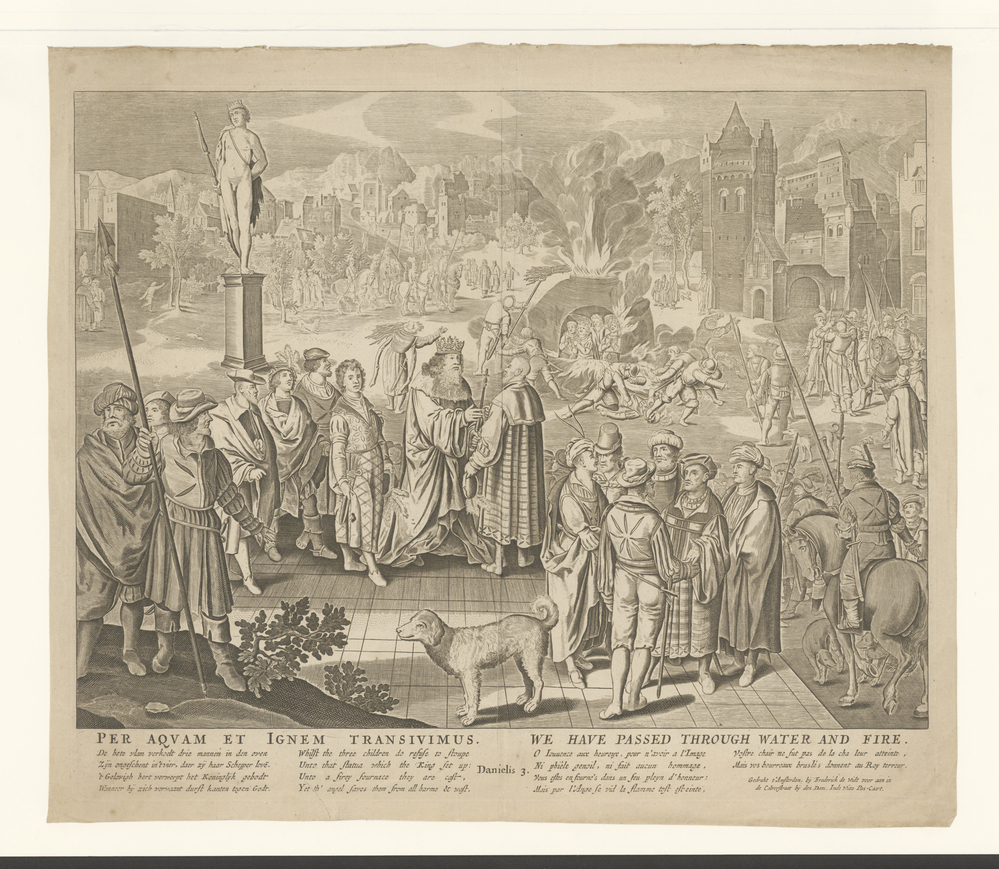 Drie vrienden van Daniël in de vurige oven