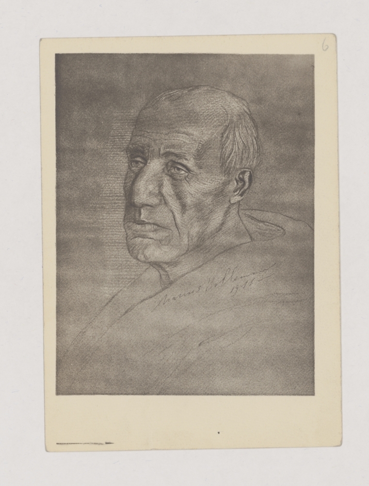 Twee foto's van 'Monnik'