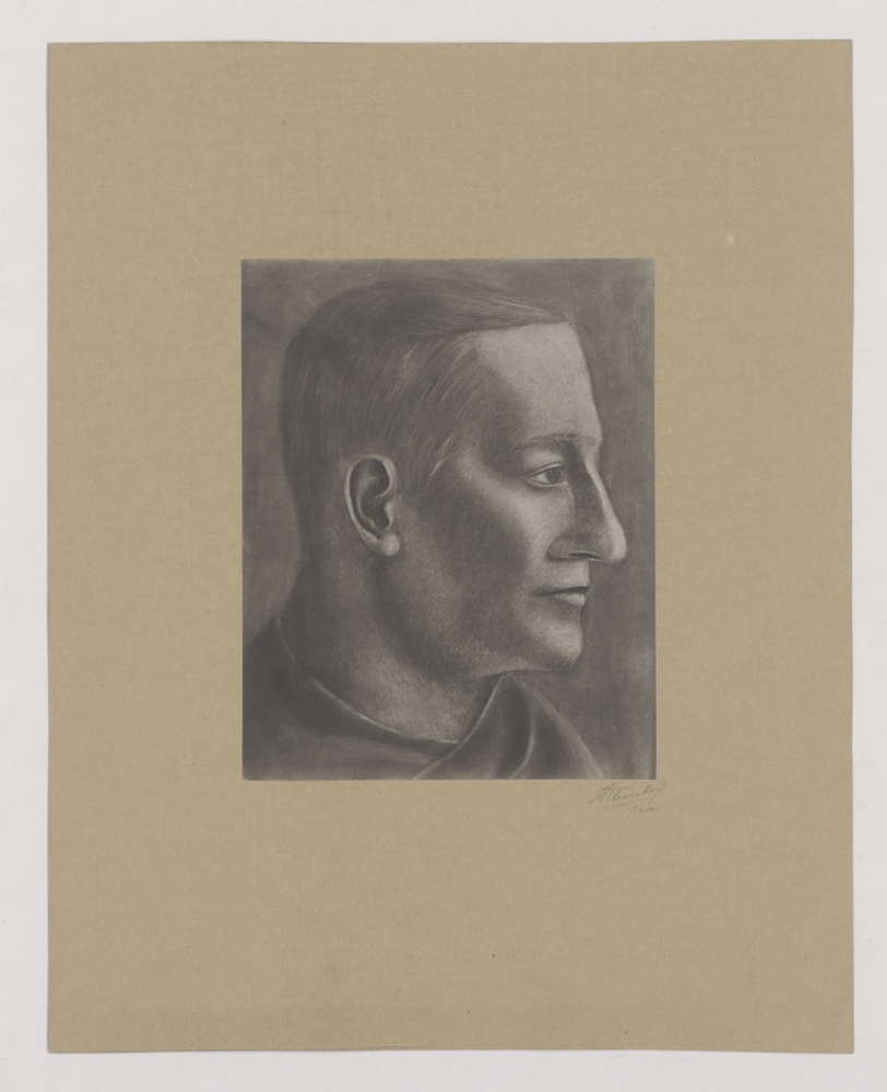 Twee foto's van 'Mannenkop'