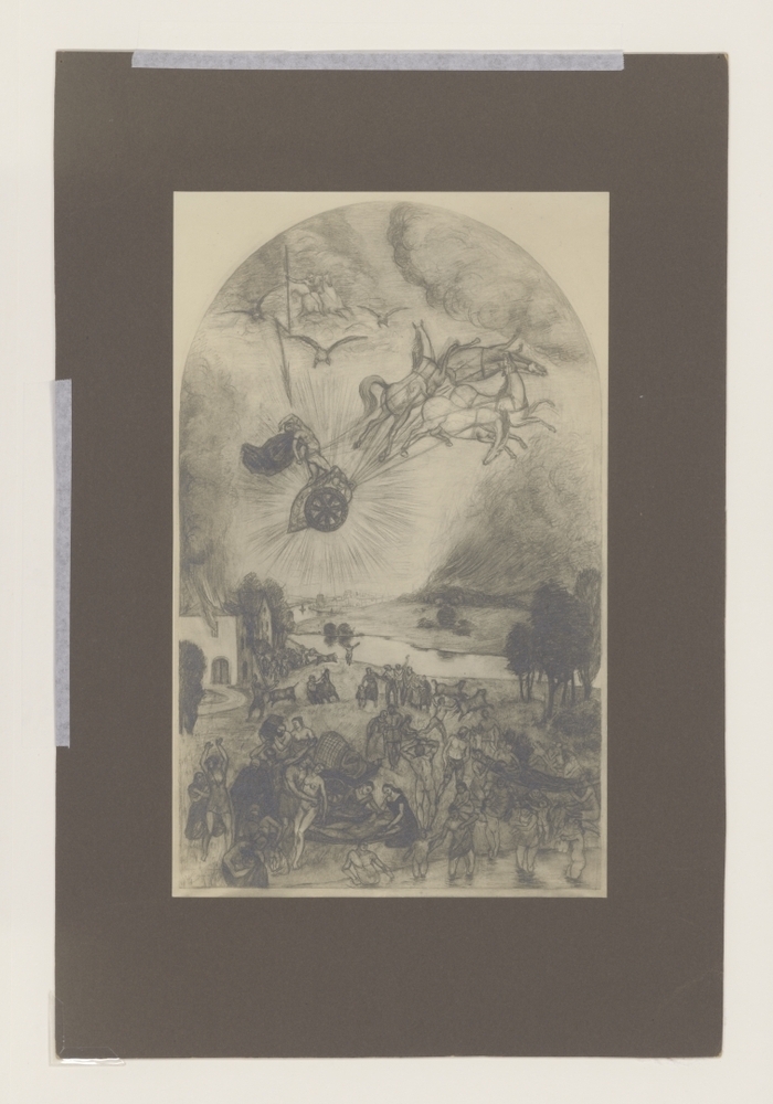 De verschrikkingen van het naderend oorlogsgeweld