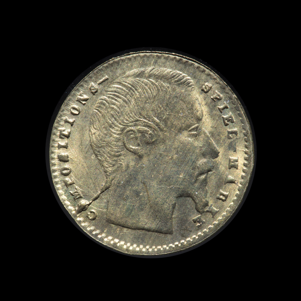 Speel- of legpenning Neurenberg z.j. Napoleon III