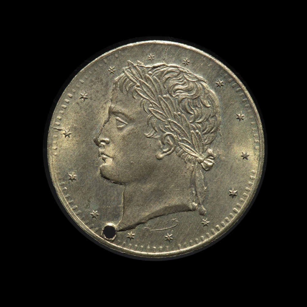 Speel- of legpenning Neurenberg z.j. Napoleon