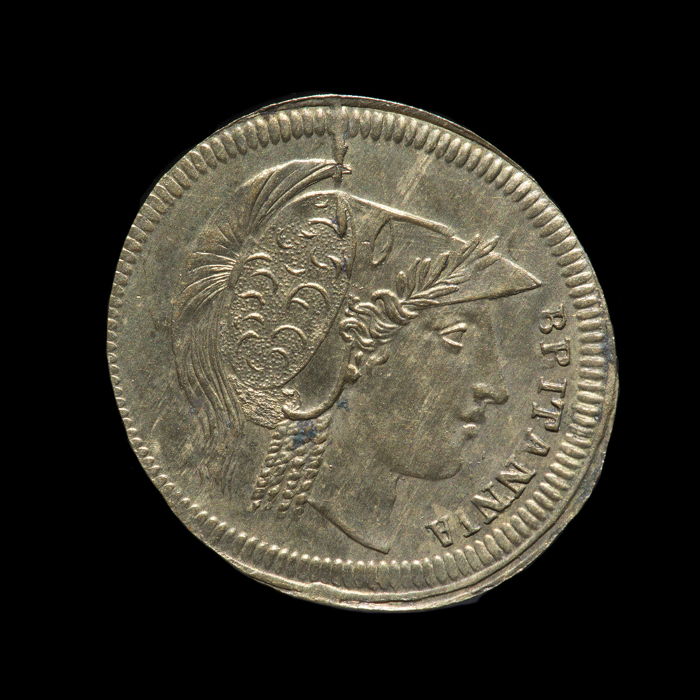 Speel- of legpenning Neurenberg z.j. Britannia