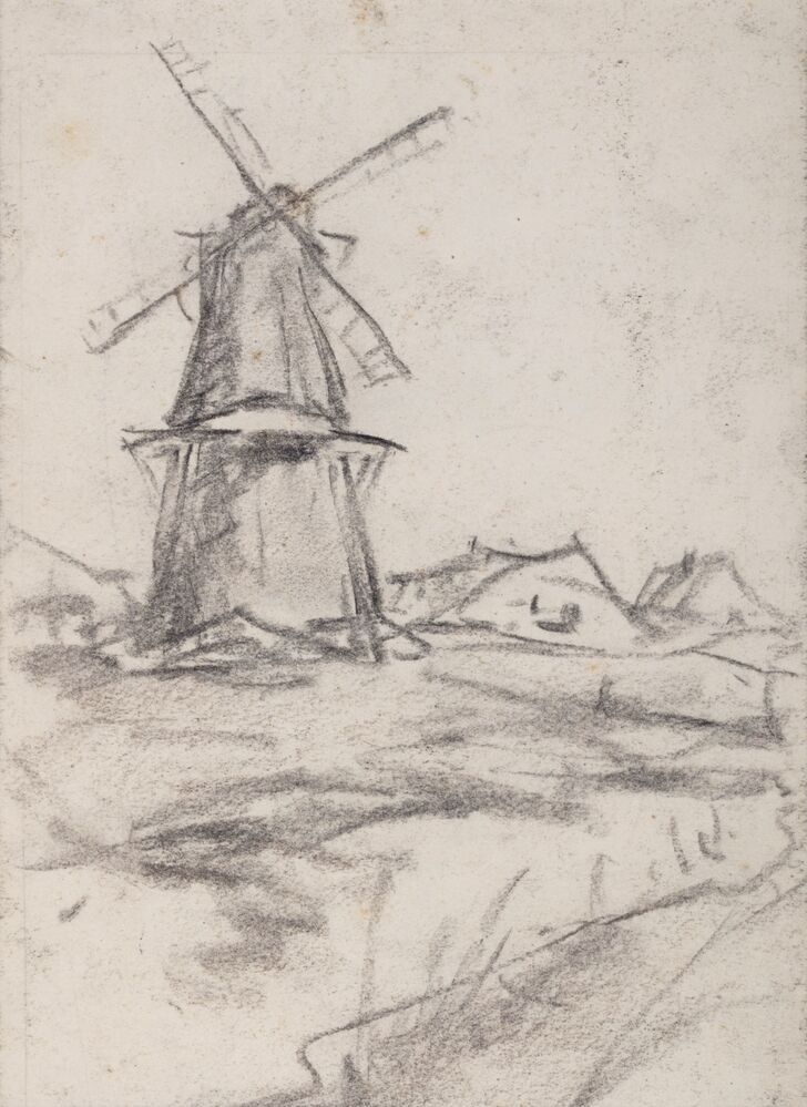 Molen en enige huisjes
