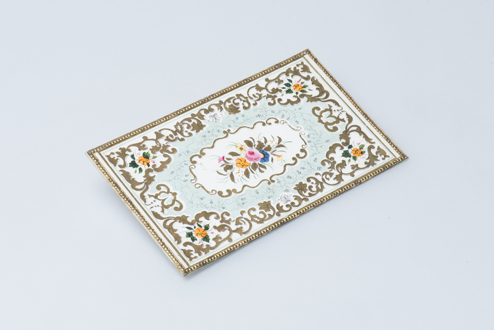 Albumplaatjes in doos