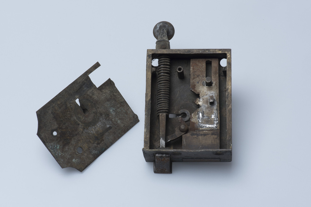 deurslot met sleutel en toebehoren.