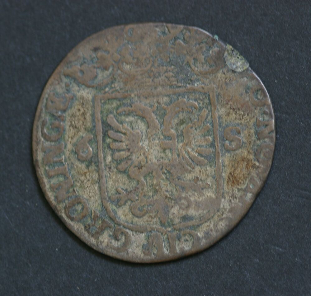 Ruiter- of rijderschelling van 6 (zes) stuiver 1690, stad Groningen
