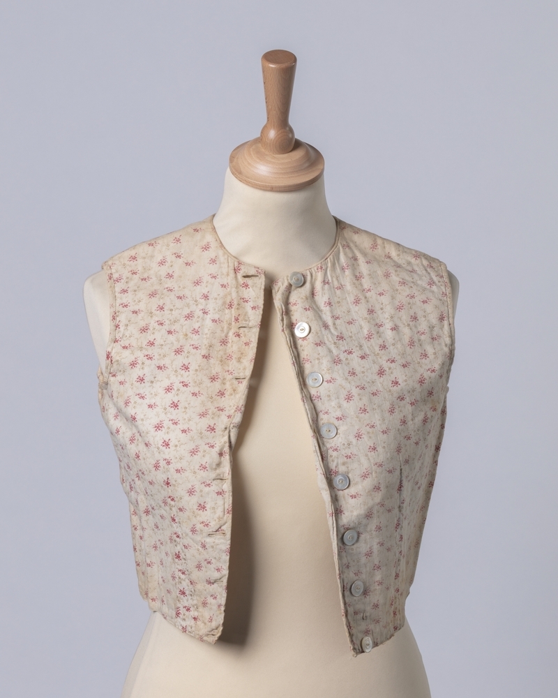 Onderlijfje van bedrukt katoen