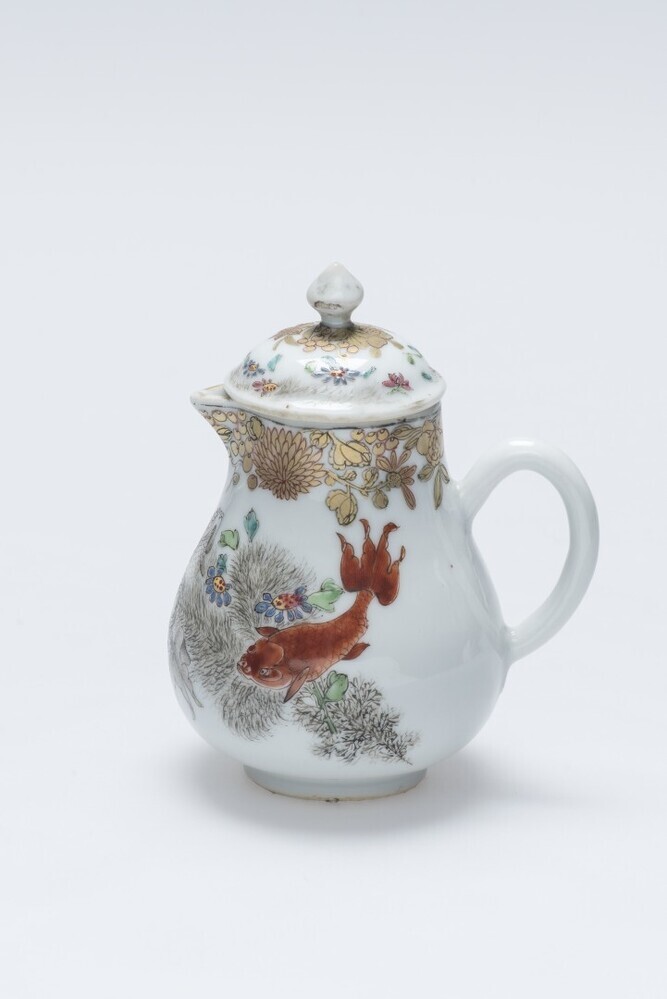 Roomkannetje, van theeservies van Chinees porselein