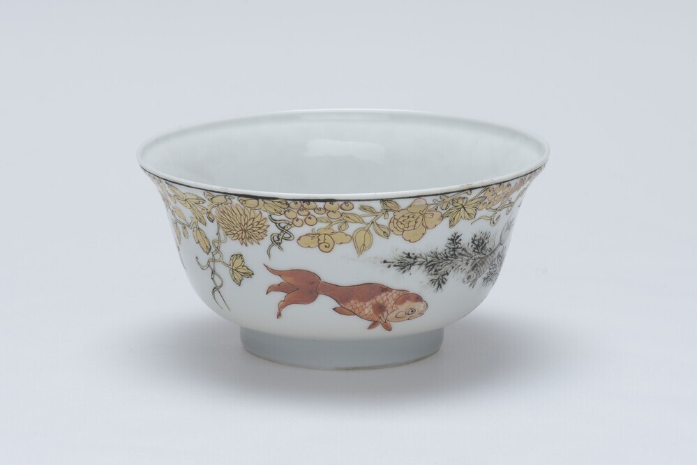 spoelkom, van theeservies van Chinees porselein