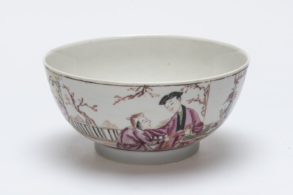 Spoelkom, van theeservies van Chinees porselein