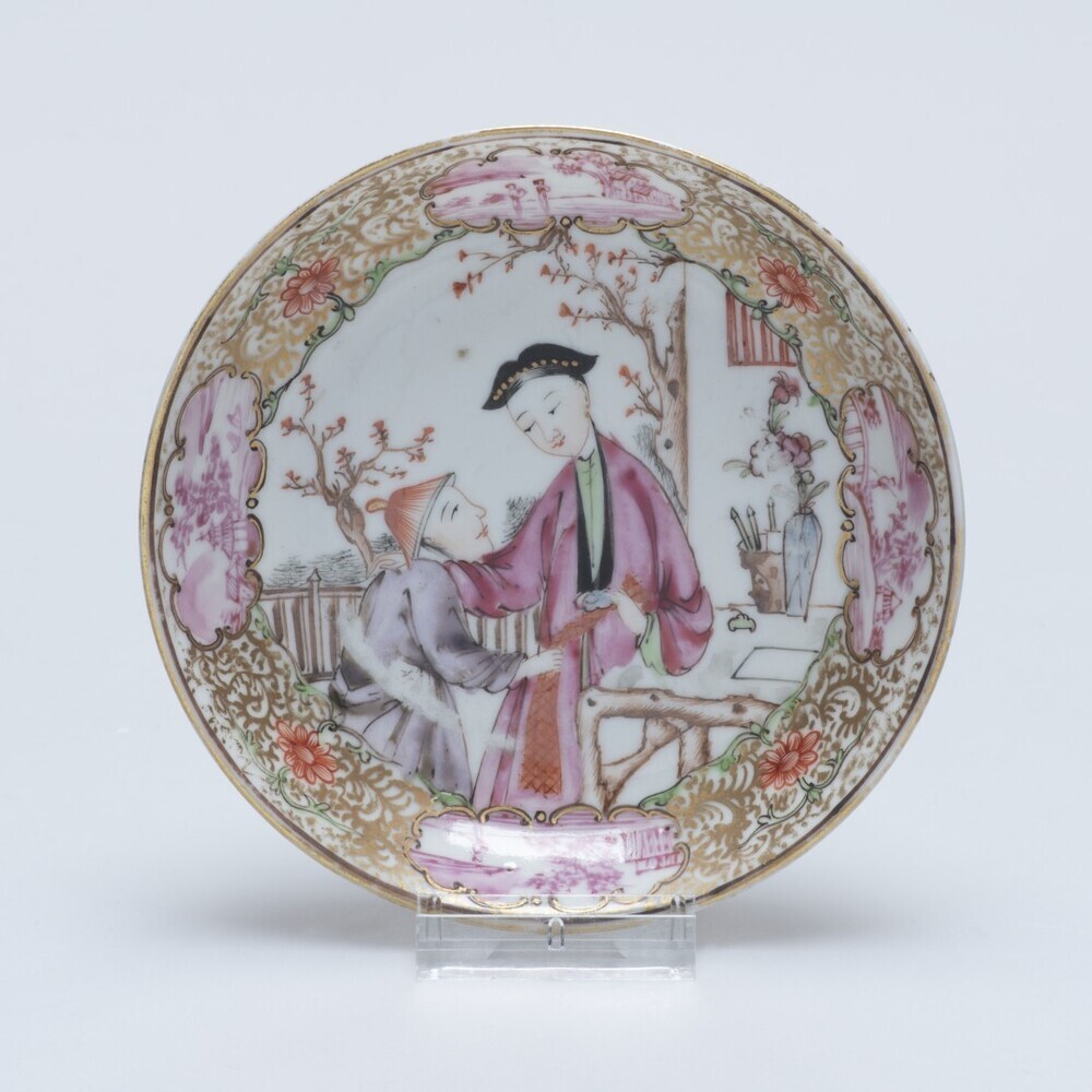 Schoteltjes, van theeservies van Chinees porselein