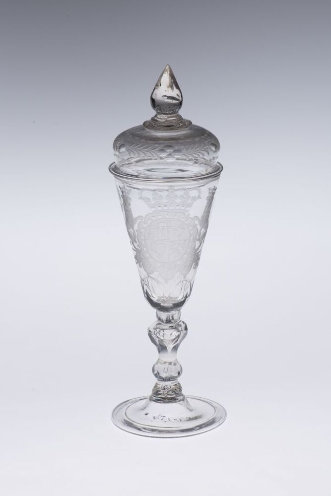 Bokaal, wapen Anna van Hannover?