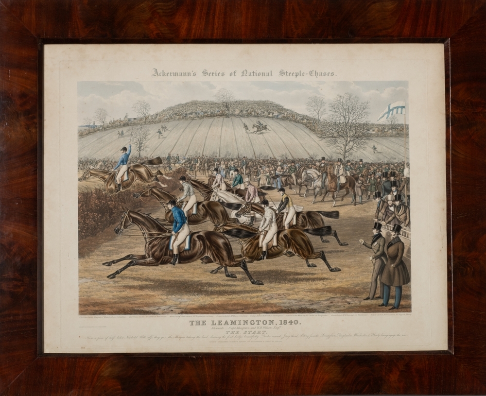 The Start, The Leamington, 1840 (Ackermann's Series of National Steeple Chases)