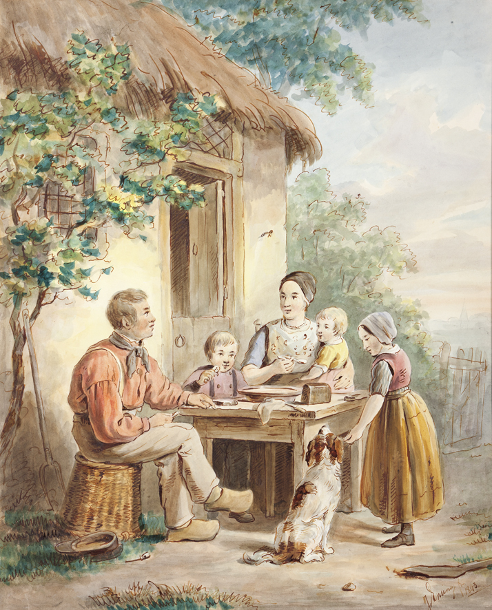 Huisgezin met kinderen